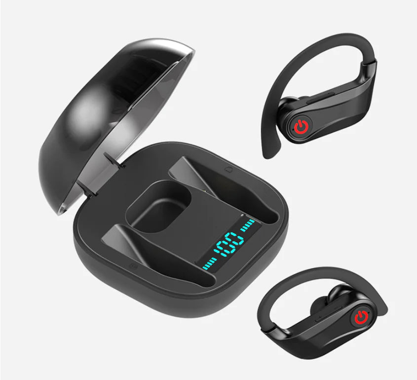 Bluetooth Earphones with Digital Display